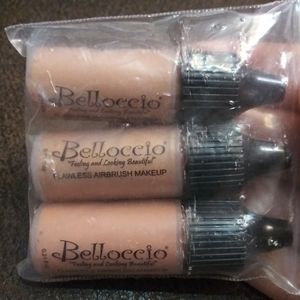 Belloccio 3 Shade Highlighter blush trio Flawless airbrush makeup .21 fl oz